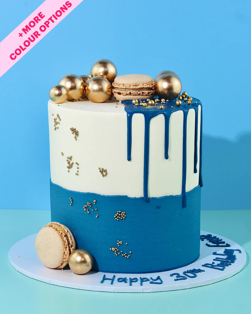 Half Drip Cake